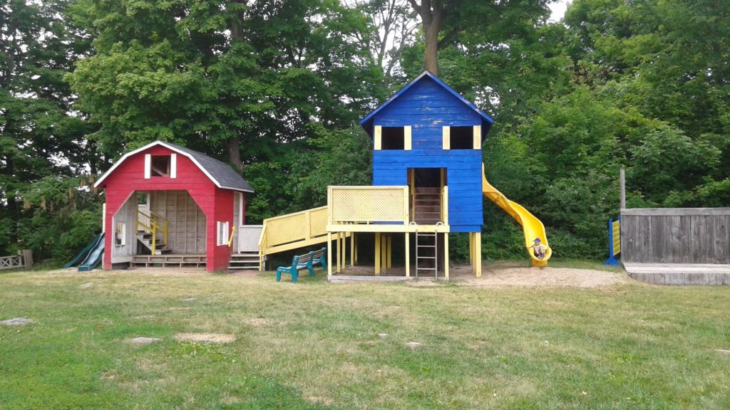 10. Barn, House, Yellow Slide
